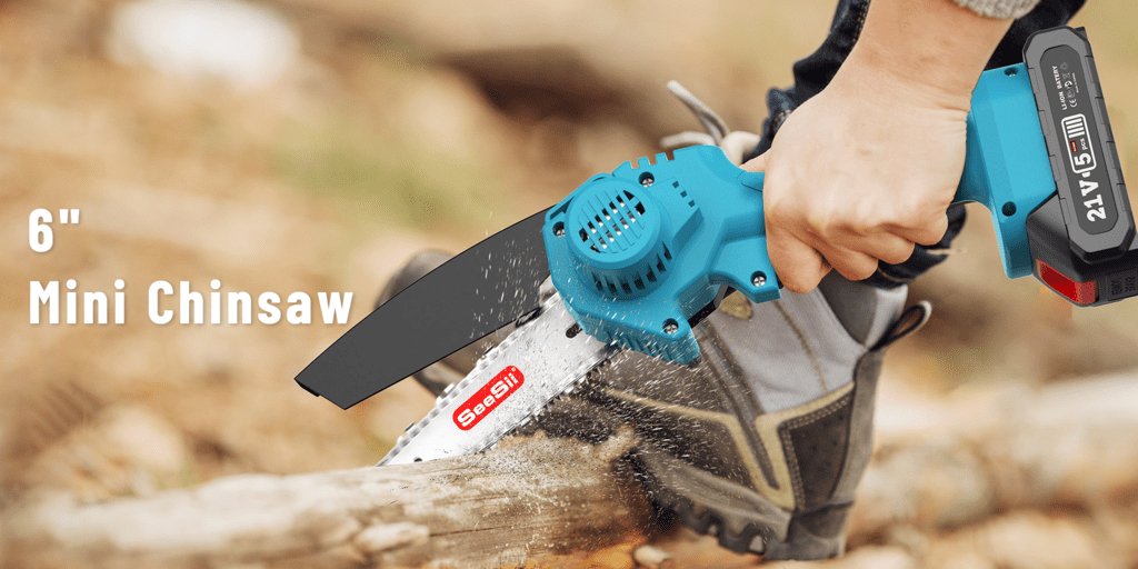 How to Use the Seesii 6-Inch Mini Chainsaw for Efficient Tree Cutting - SeeSii