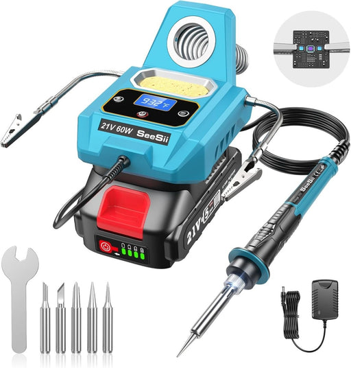 Seesii MTD01 Cordless Soldering Station LCD with 2.0Ah Battery - SeeSii