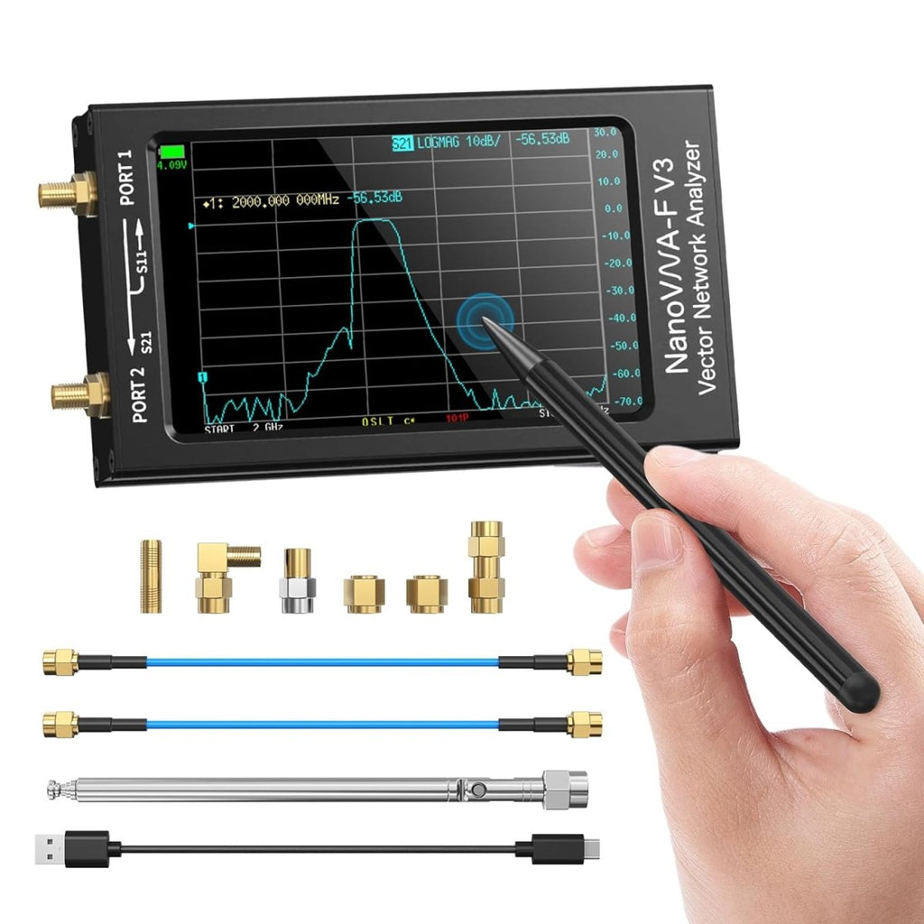 Seesii NanoVNA-F V3 4.3'' Vector Network Analyzer 1MHz-6GHz — SeeSii