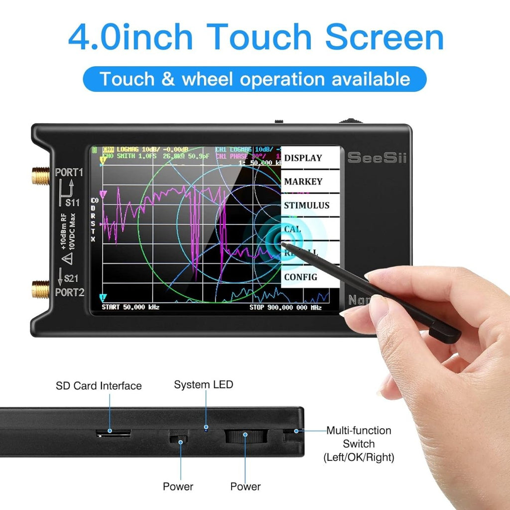 NanoVNA Network Analyzer — SeeSii